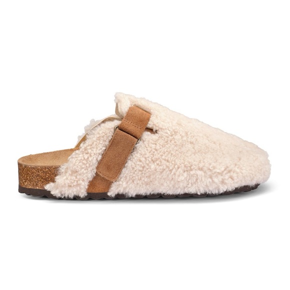 NWT Shepherd Of Sweden Roma Slippers - Creme - Picture 1 of 9